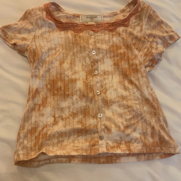 Tie dye lace top - Picture 1 of 2